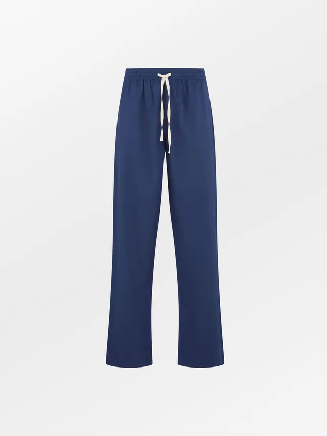 becks-ndergaard-scallop-pyjama-hose-navy-blue-bio-baumwolle image 1