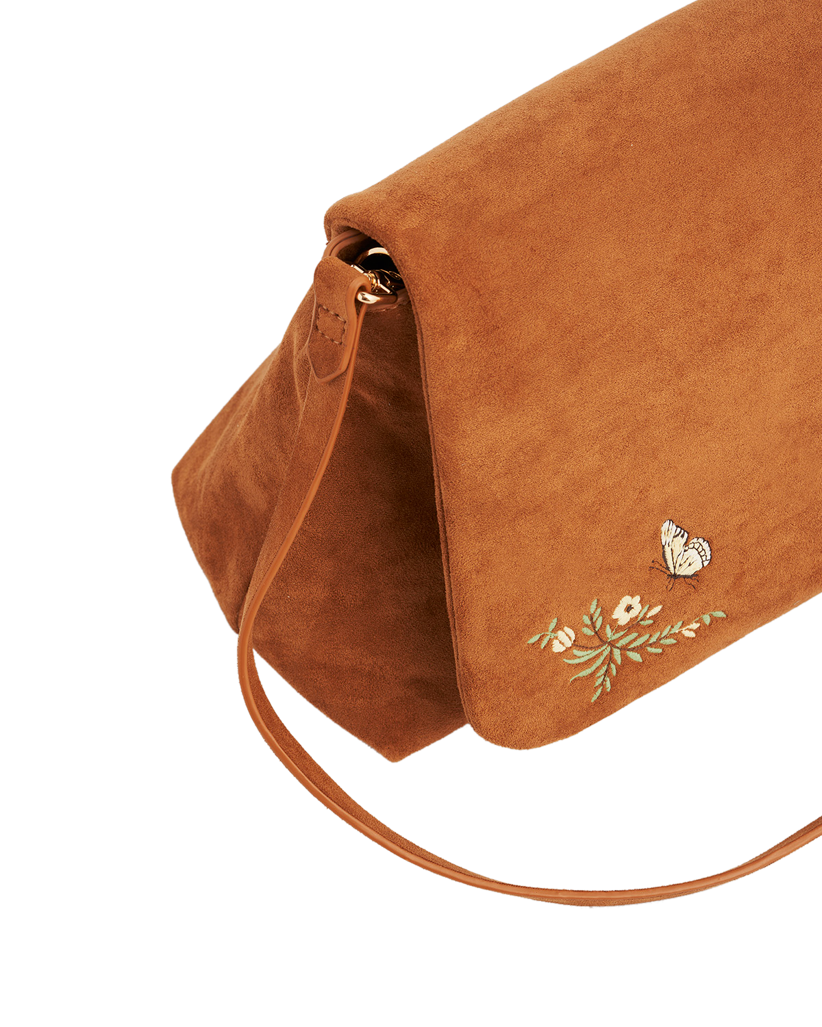 fable-england-floral-schultertasche-tan-baguette image 5