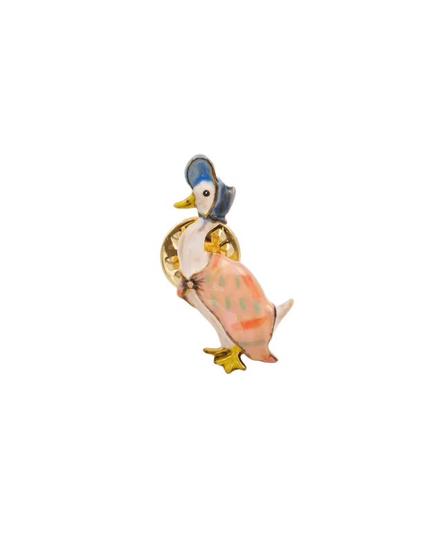 fable-england-peter-rabbit-jemima-brosche-emaille image 1