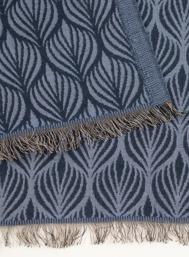 djian-pina-schal-baumwolle-blau-floral-70x180-cm image 2