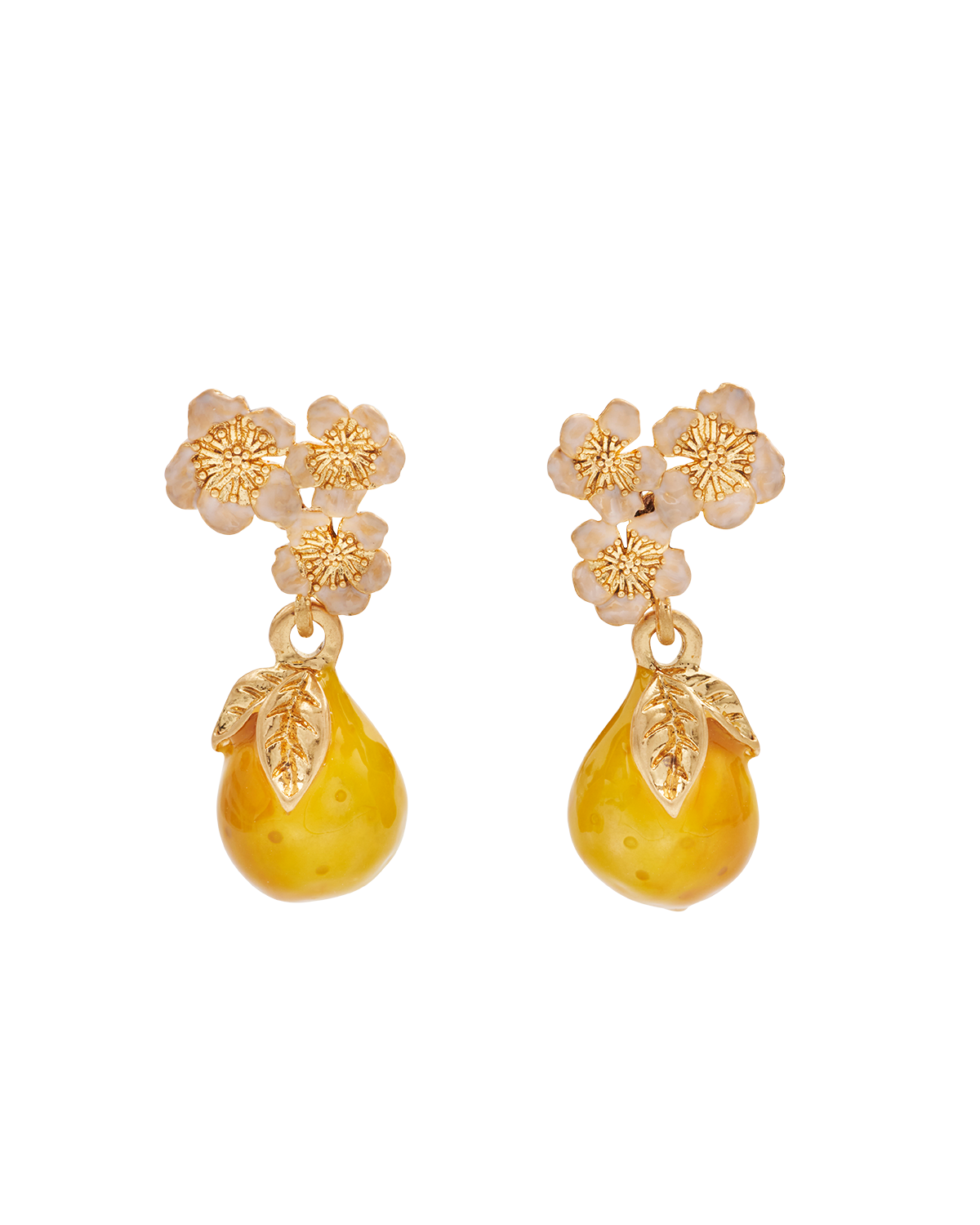 fable-england-jewellery-golden-pear-ohrringe-gold image 1