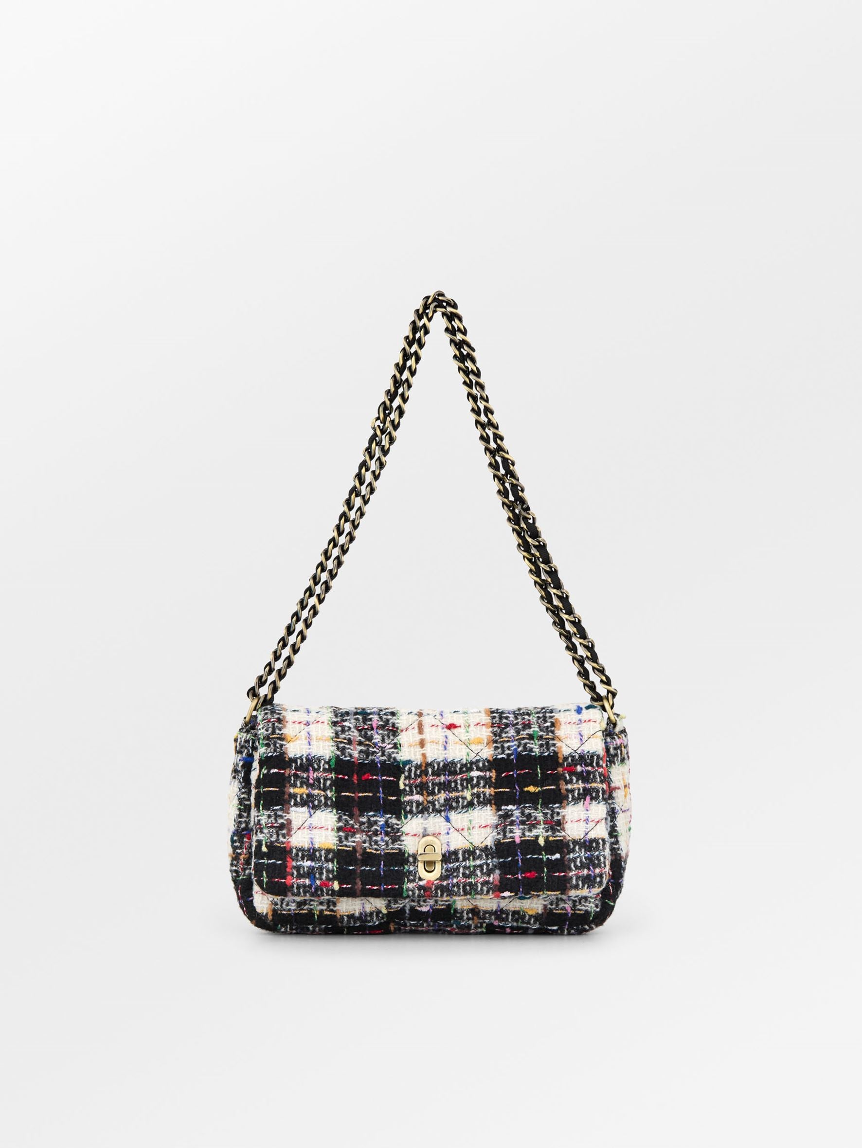 becks-ndergaard-hollis-umh-ngetasche-schwarz-boucle-karo image 1