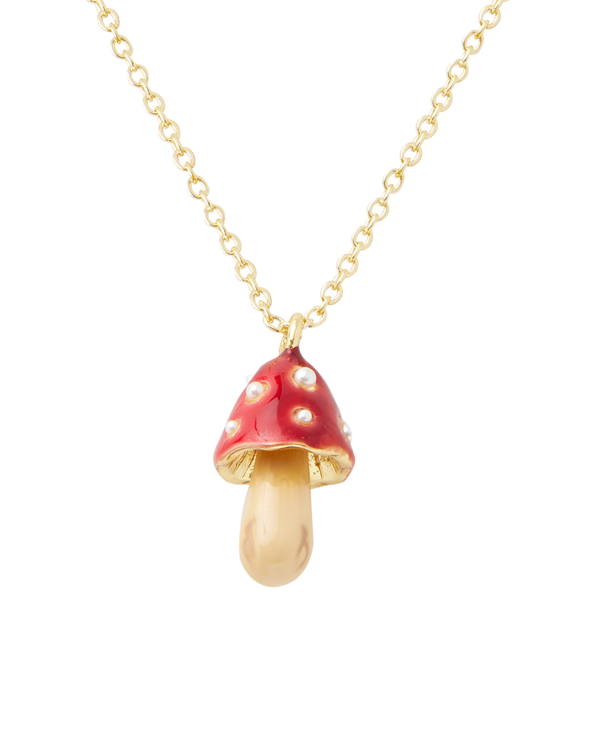 fable-england-mushroom-halskette-emaille-perle image 1