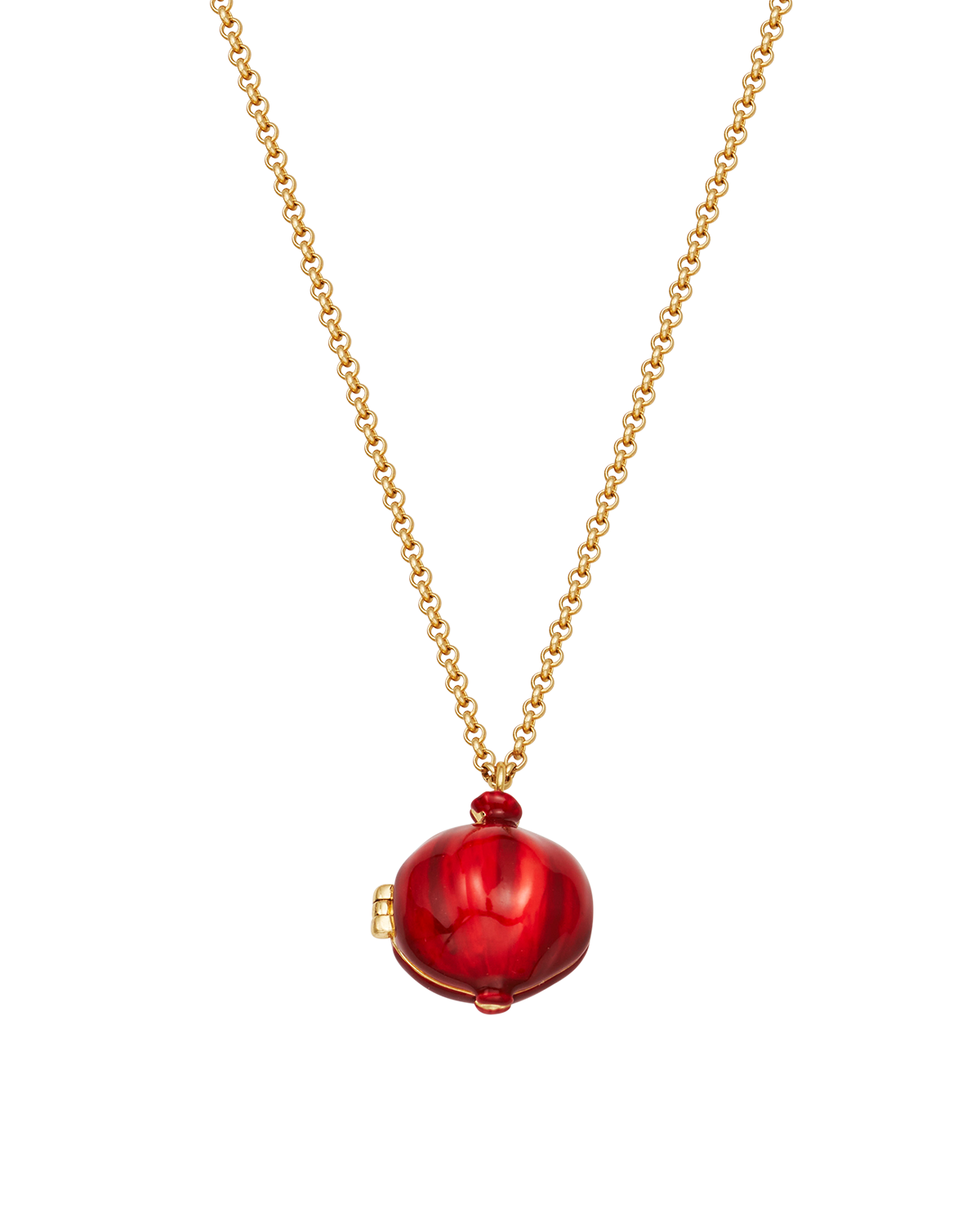 fable-england-pomegranate-medaillon-kette-gold image 5