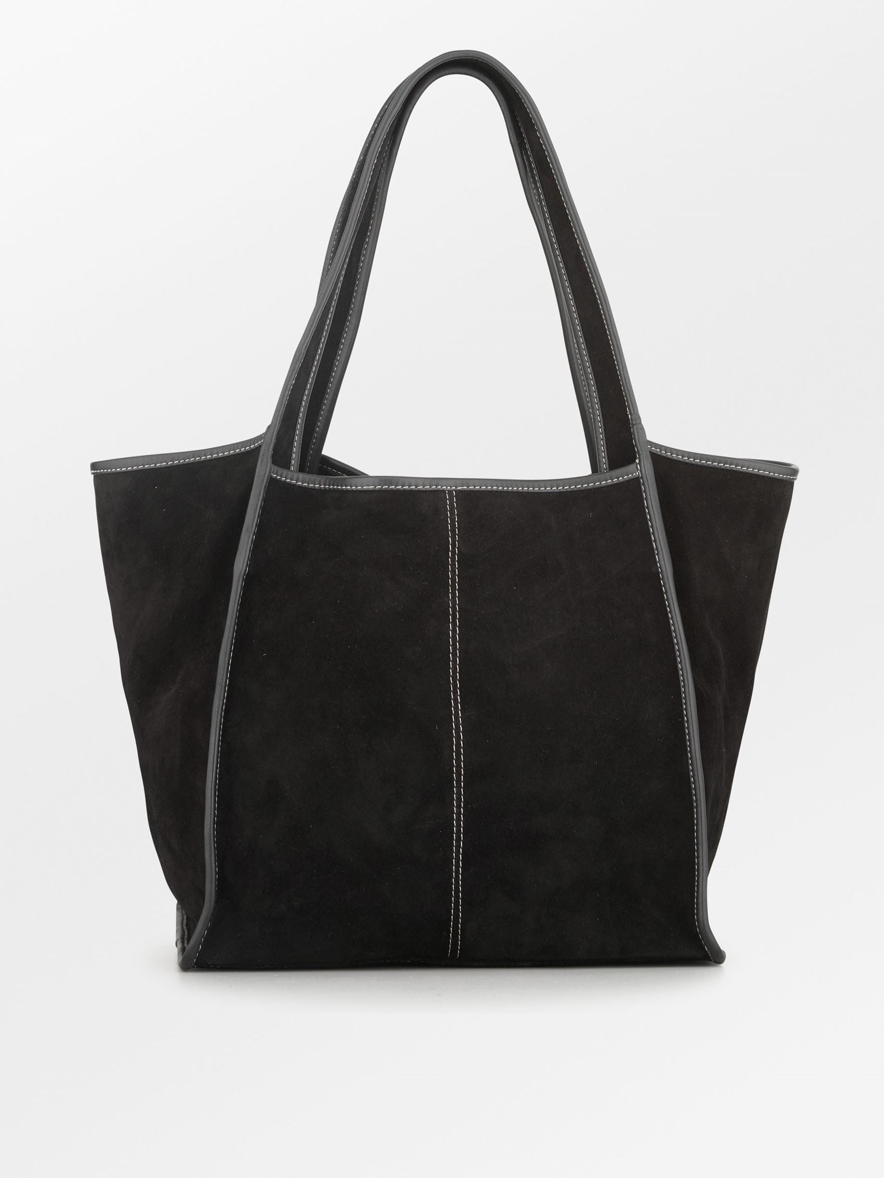 becks-ndergaard-suede-laurel-tasche-wildleder-schwarz-34x30 image 1