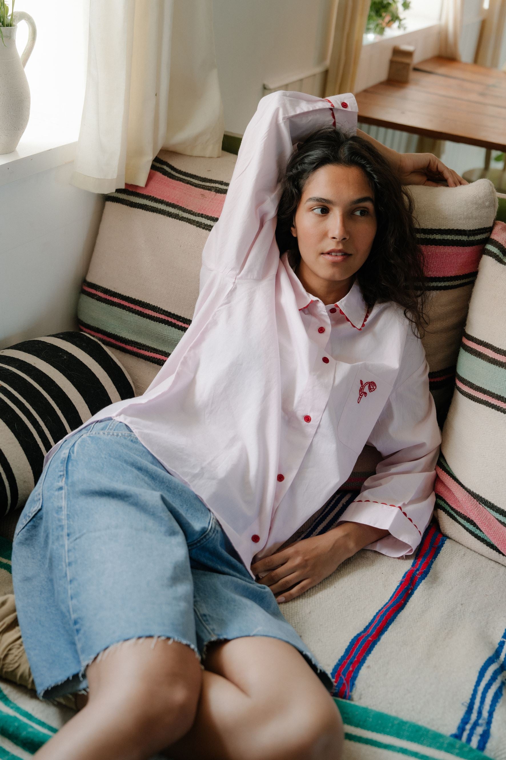 becks-ndergaard-scallop-pyjamaoberteil-pale-lilac-bio-baumwolle image 3