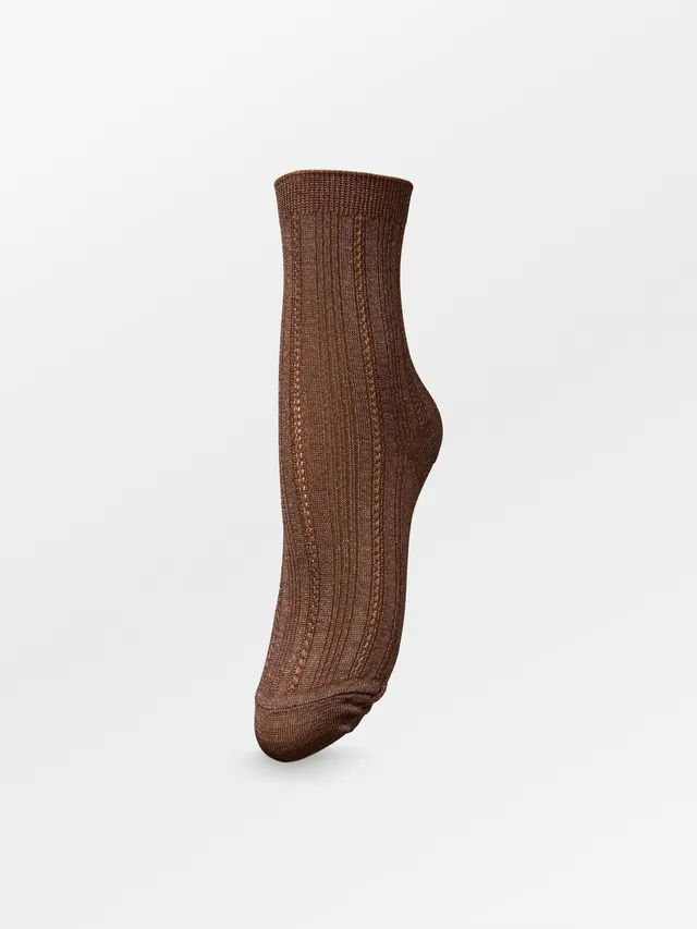 becks-ndergaard-glitter-drake-socke-mocha-brown-glitzer image 1