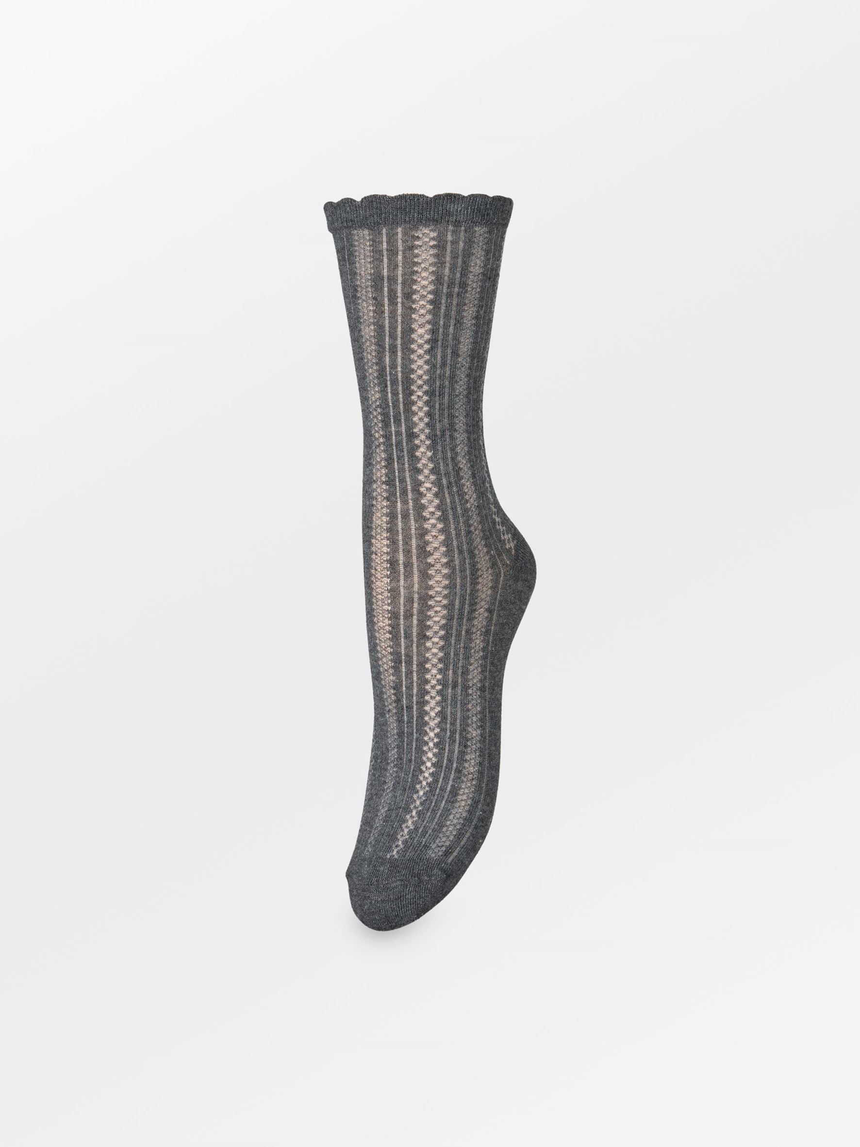 becks-ndergaard-crochia-cotta-sock-socken-dunkelgrau-37-39 image 1