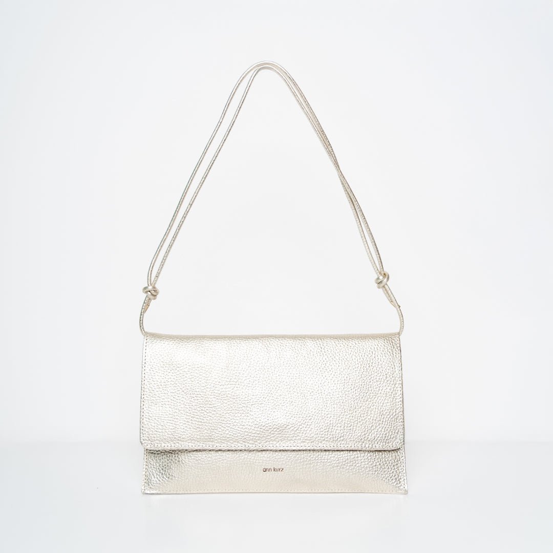 ann-kurz-thin-clutch-metallic-champagne-leder image 1