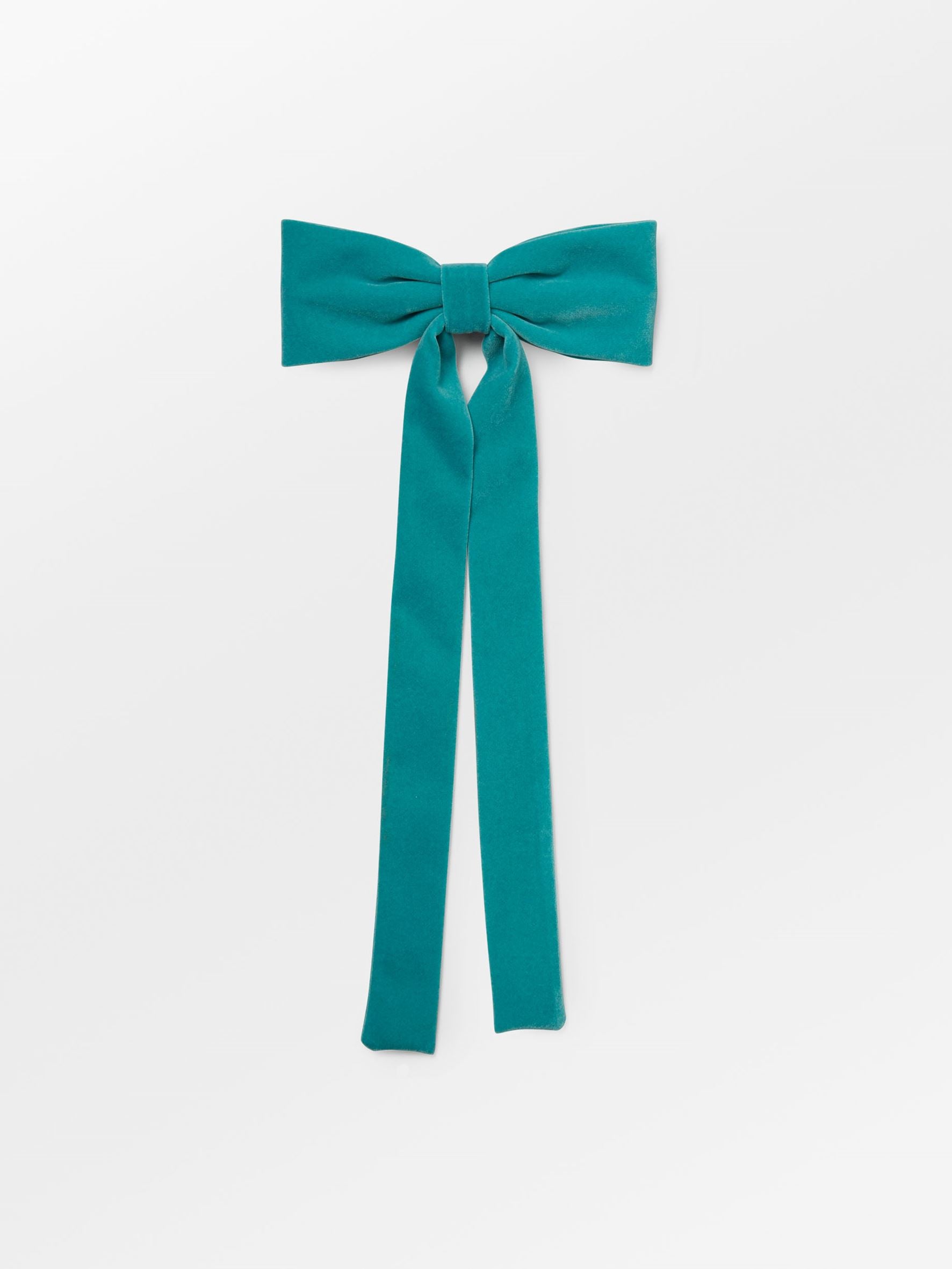 becks-ndergaard-velvet-bow-haarspange-gr-n-samt-schleife image 1