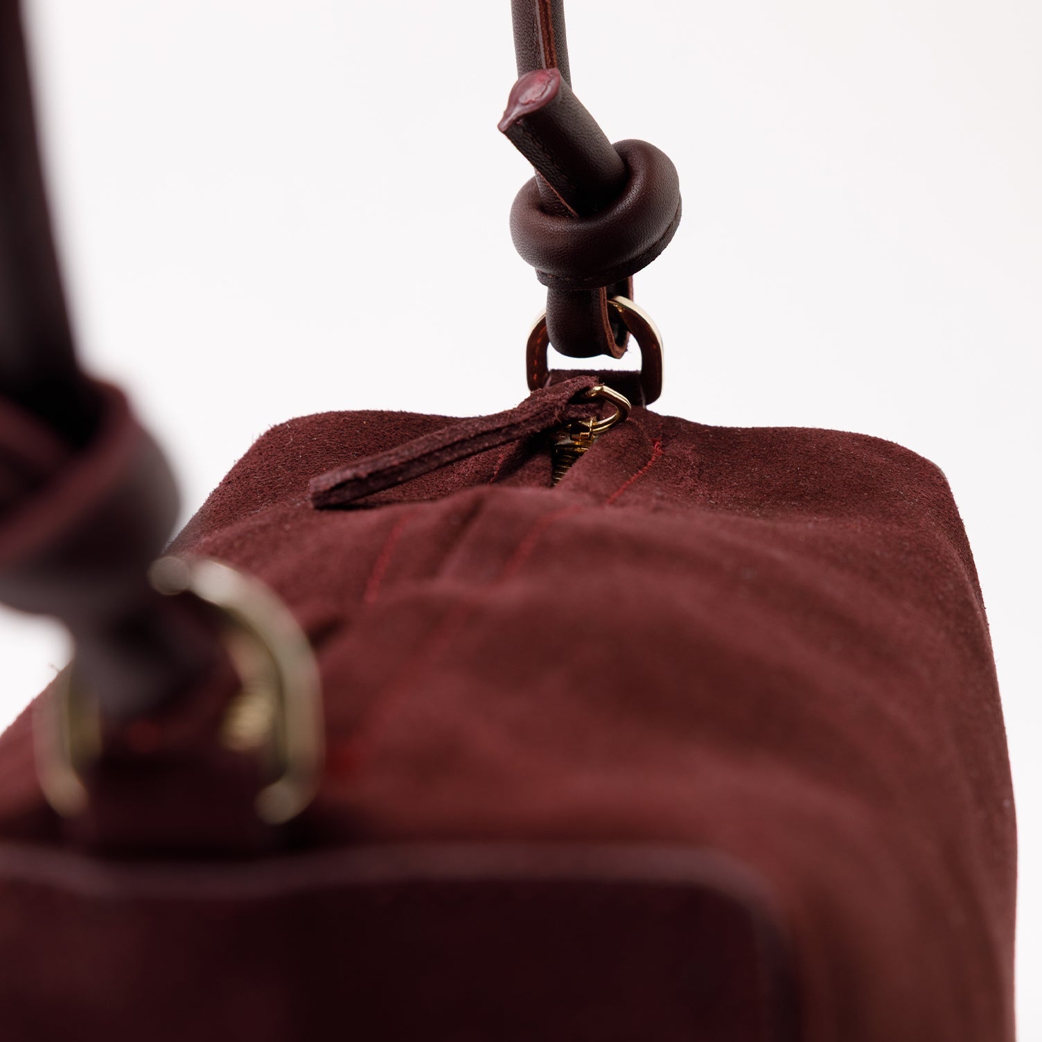 ann-kurz-long-square-schultertasche-wildleder-bordeaux image 8