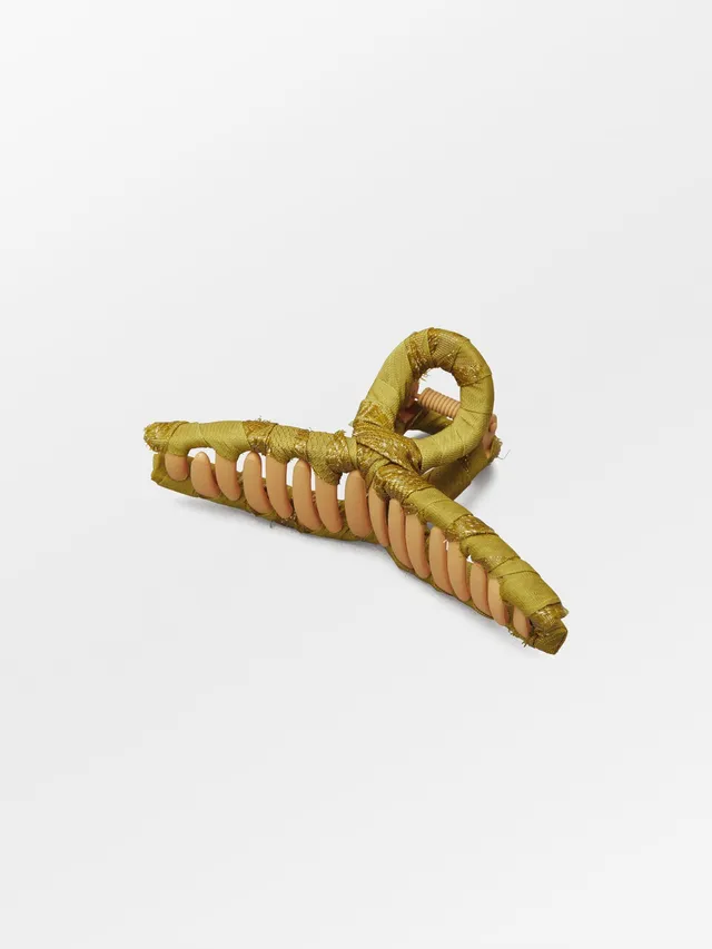 becks-ndergaard-fina-celabrina-hair-claw-olive-11-cm image 1