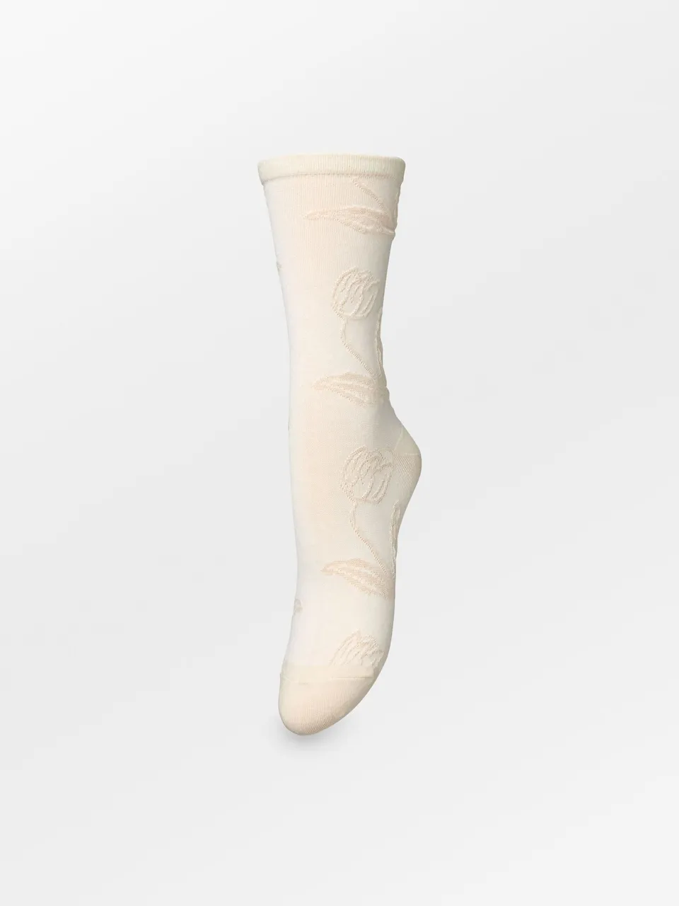 becks-ndergaard-stencia-cotta-socken-blumenmuster-wei-37-39 image 1