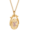 fable-england-c-initial-cornflower-halskette-gold-buchstabe-c image 6