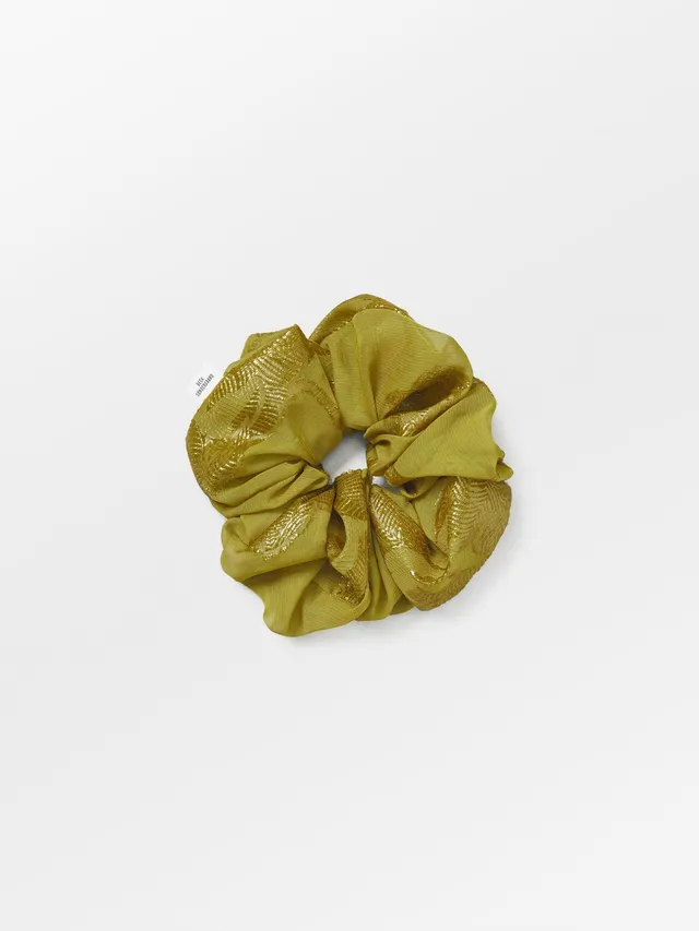 becks-ndergaard-fina-scrunchie-haargummi-oliv-19-cm-gro image 1