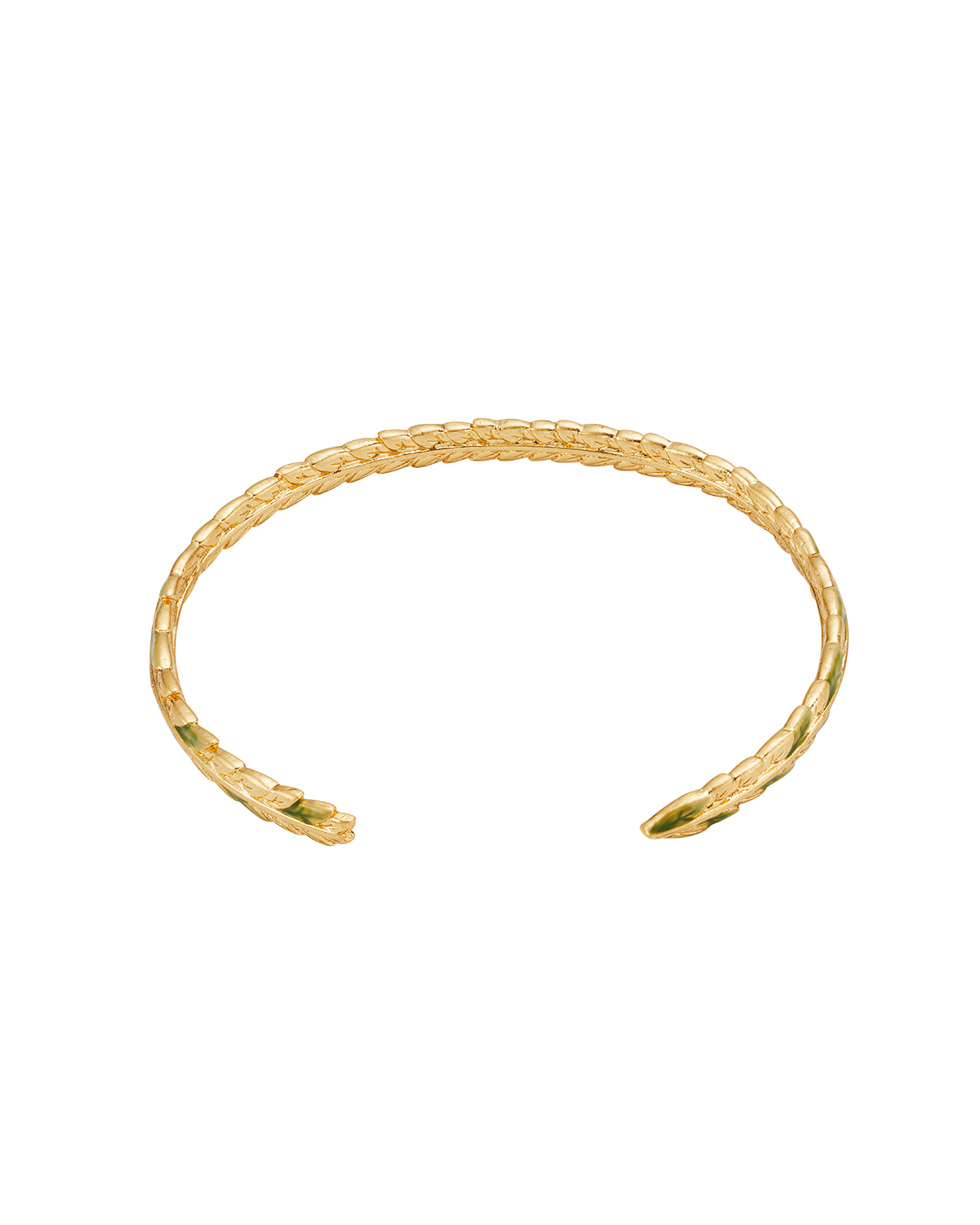 fable-england-wheat-bangle-armreif-gold-mit-weizenmotiv image 5