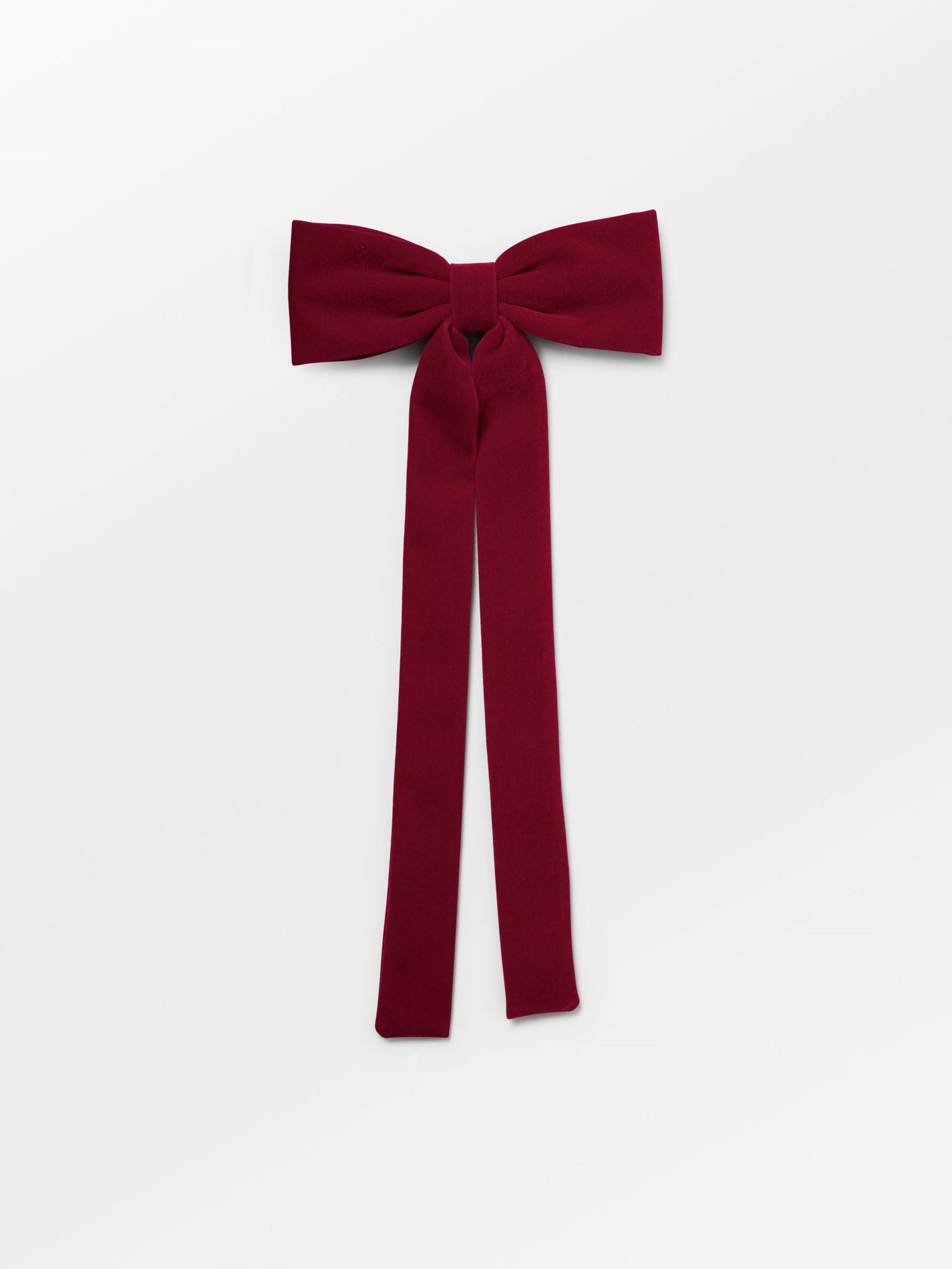 becks-ndergaard-velvet-bow-haarspange-savvy-red image 1