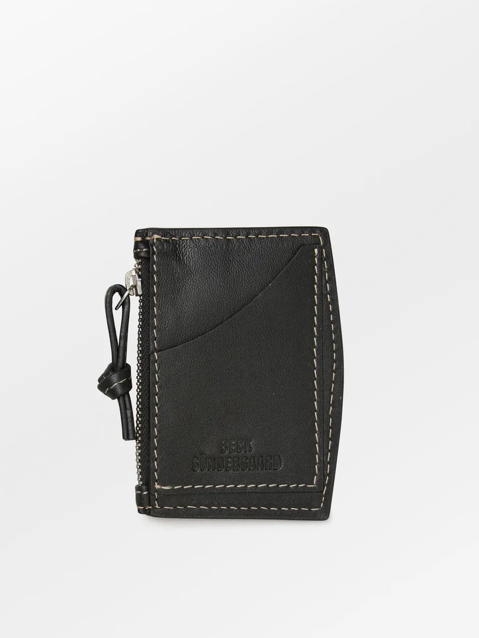 becks-ndergaard-nappa-zip-card-holder-kartenetui-schwarz-ziegenleder image 1