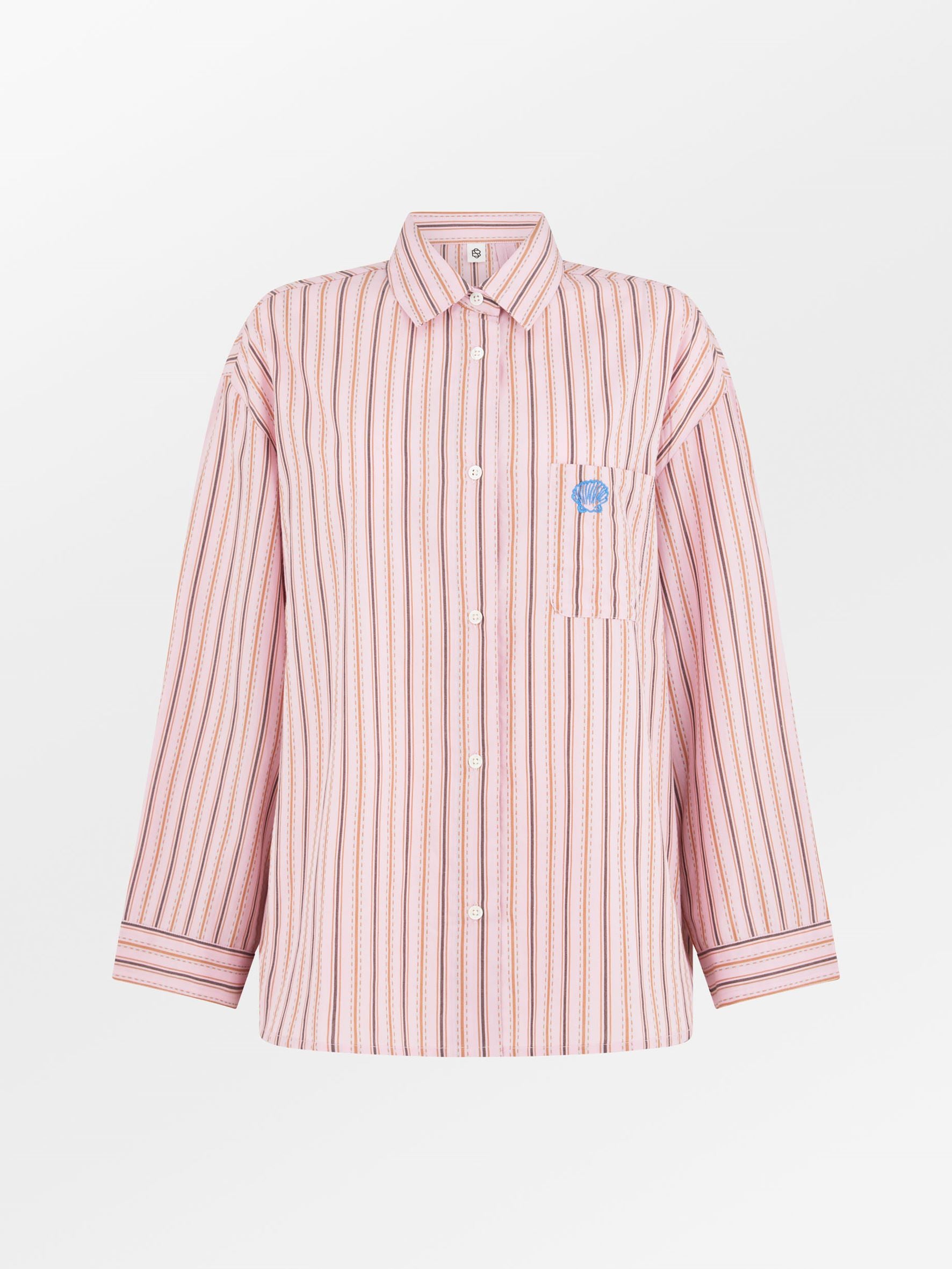 becks-ndergaard-linoa-pyjamas-shirt-pyjamahemd-rosa-bio-baumwolle image 1