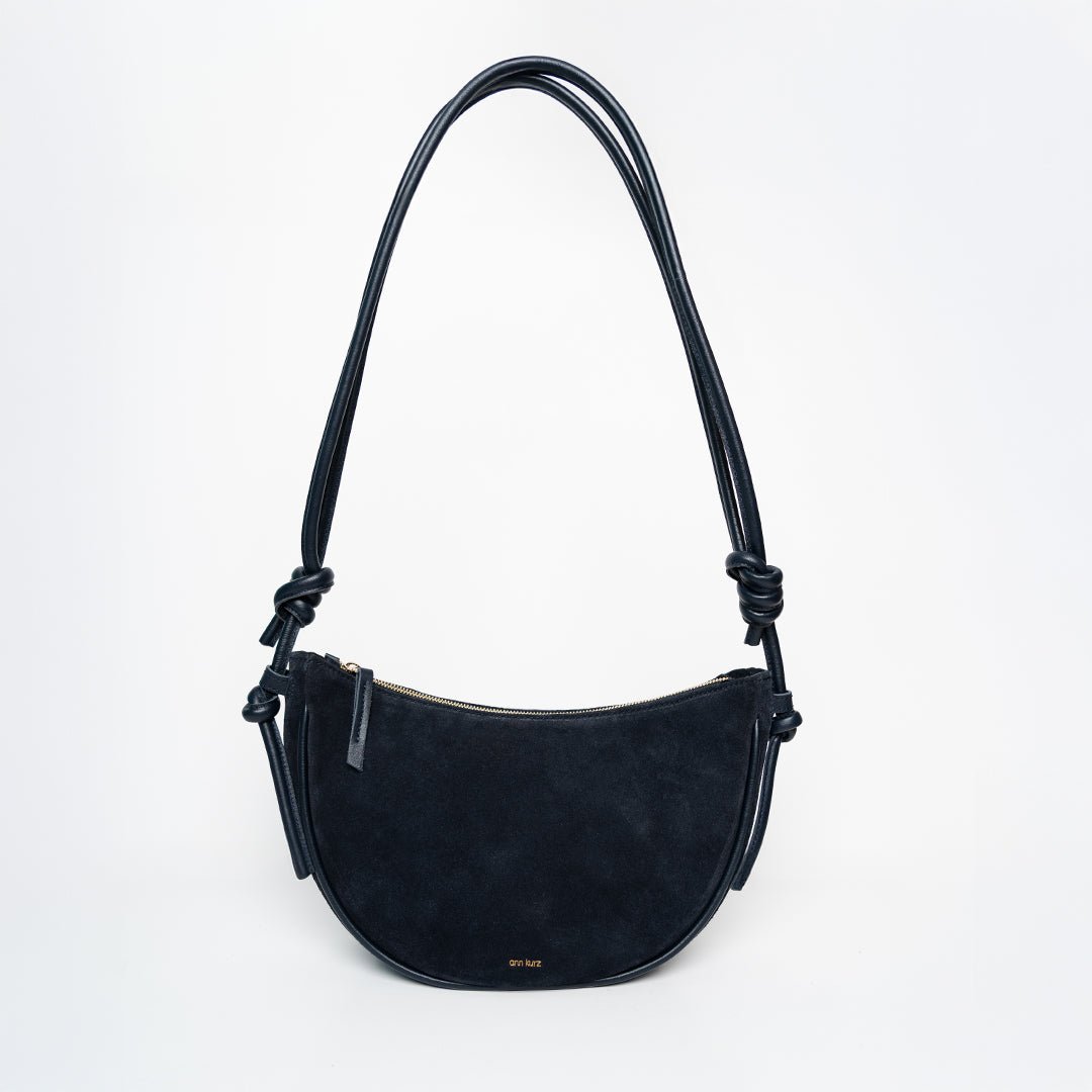 ann-kurz-half-moon-shopper-wildleder-navy-umh-ngetasche image 1
