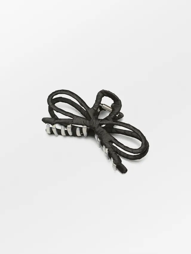 becks-ndergaard-accessories-luster-bow-hair-claw-haarklammer-schwarz-12cm image 1