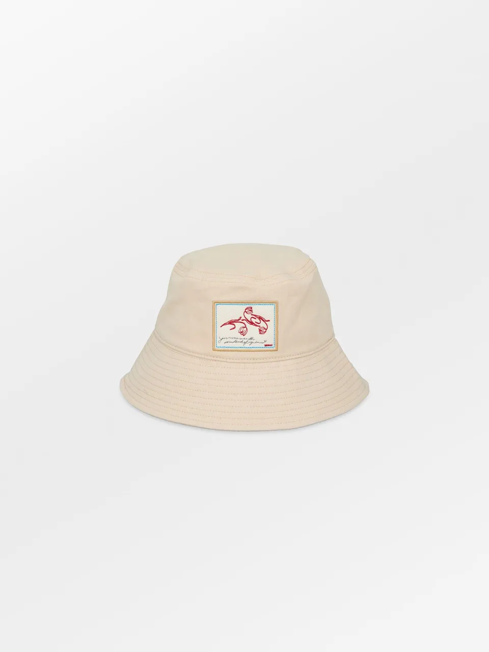 becks-ndergaard-canvas-bucket-hat-fischerhut-birch-white image 1