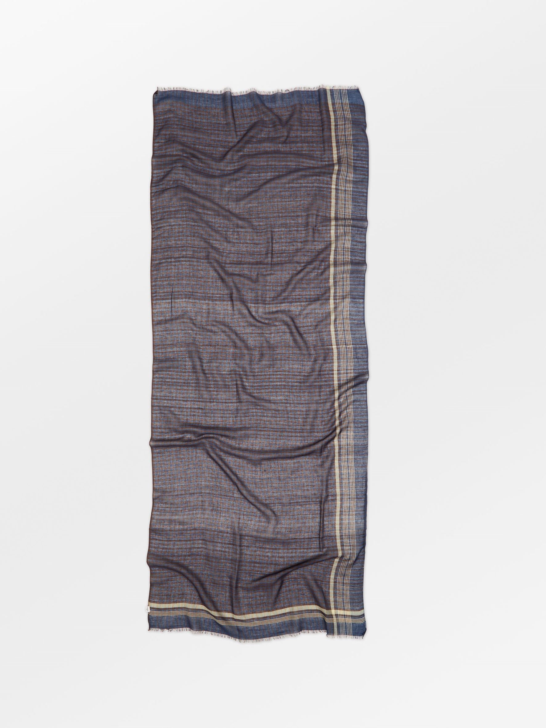 becks-ndergaard-checkia-cowea-schal-baumwolle-vintage-indigo image 1