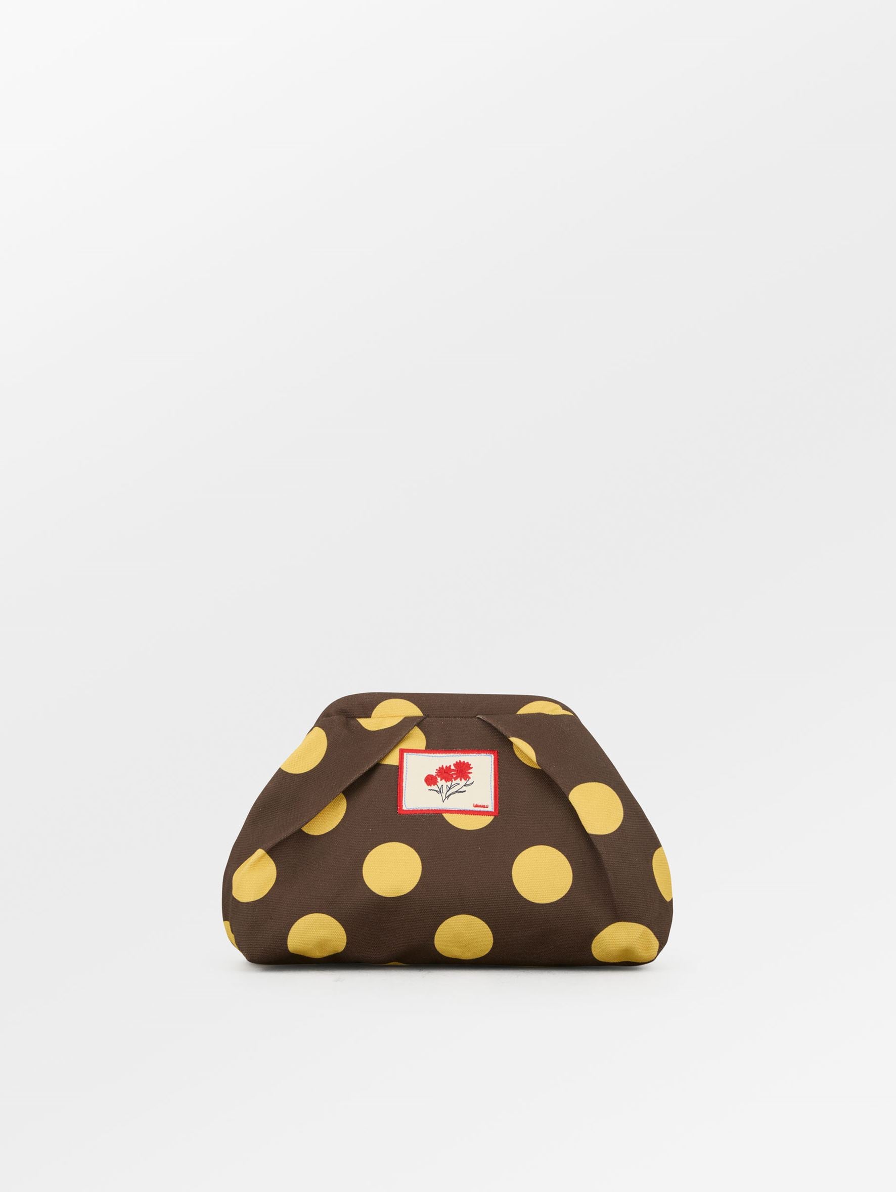 becks-ndergaard-bonita-bag-clutch-braun-punkte-26x18 image 1