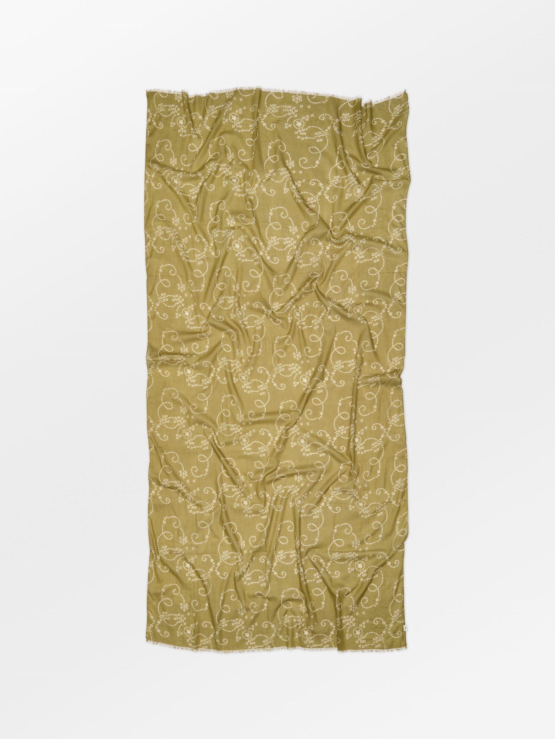 becks-ndergaard-anglaisia-long-cotta-schal-green-moss-baumwolle image 1