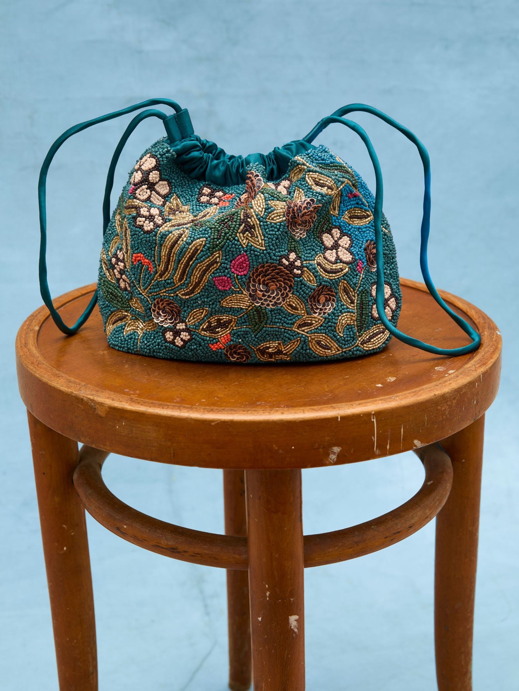 becks-ndergaard-bromflora-giana-small-tasche-blau-pailletten image 4