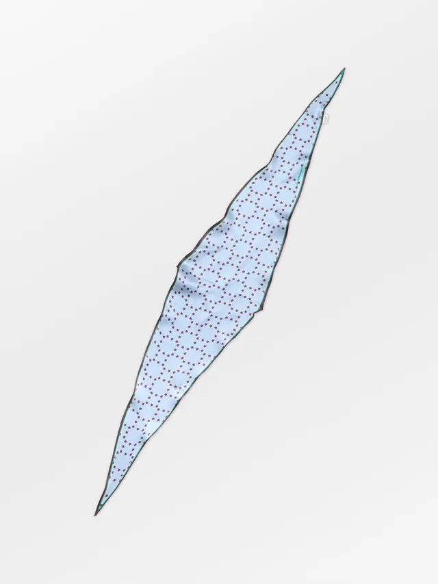 becks-ndergaard-starlia-grid-diamond-seidentuch-skyway-blue image 1