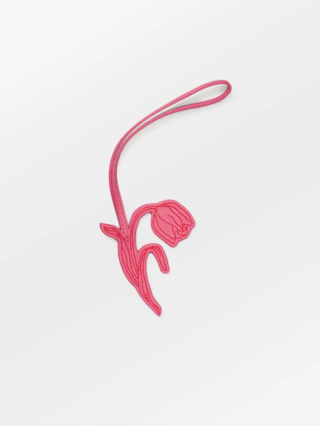becks-ndergaard-grain-tulip-taschenanh-nger-pink-leder-10-cm image 1