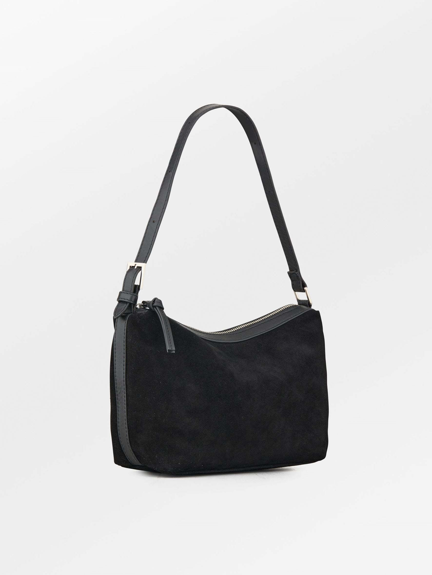 becks-ndergaard-ginni-small-tasche-schwarz-wildleder-22x18 image 2