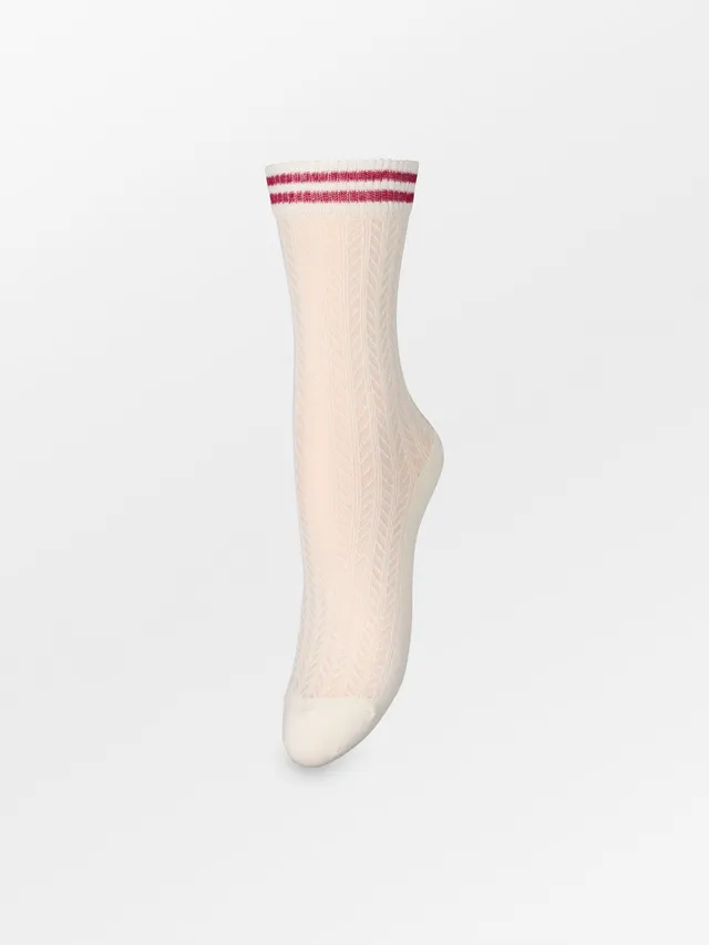becks-ndergaard-zilla-sporty-cotta-socke-wei-rot-37-39 image 1