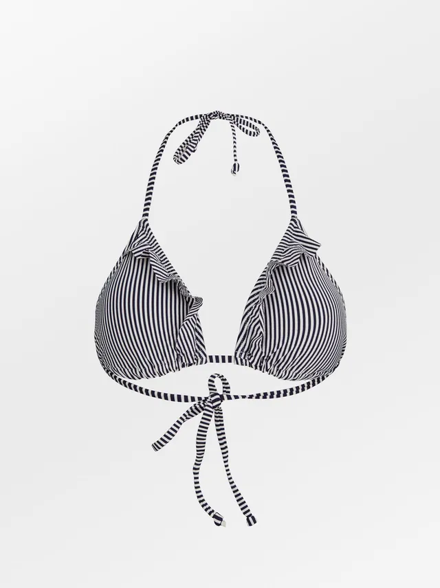 becks-ndergaard-striba-bel-bikinitop-maritime-blue-gestreift image 1