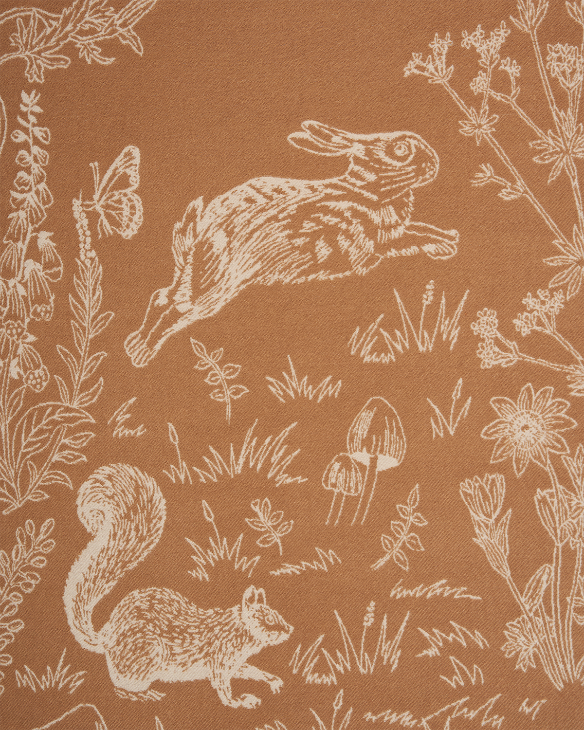 fable-england-woodland-schal-tan-karo-jacquard-lang image 4