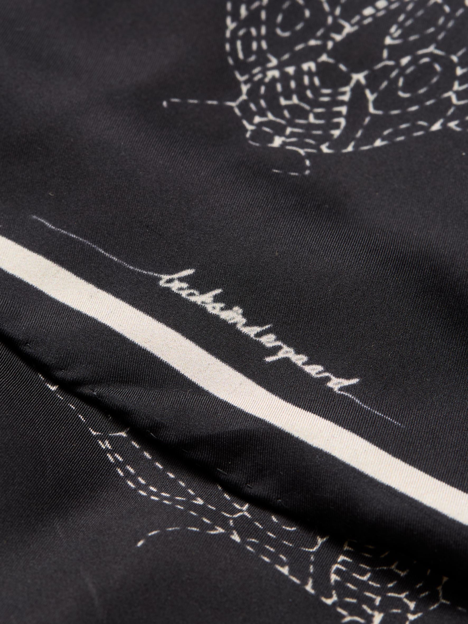 becks-ndergaard-tinea-sia-scarf-seidentuch-schwarz-65x65 image 3