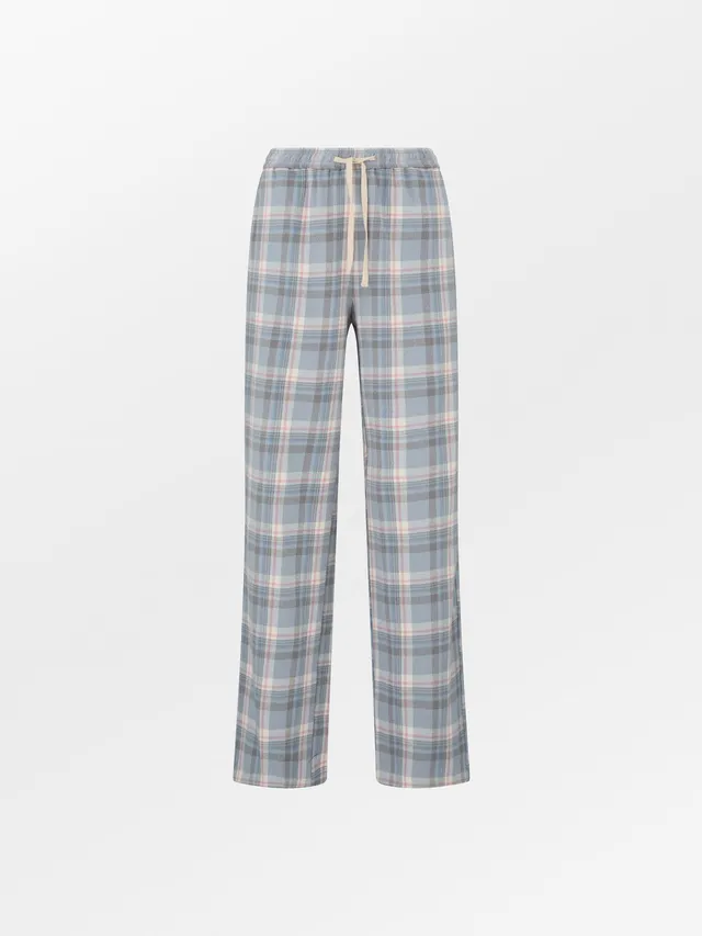 becks-ndergaard-flannel-pants-pyjamahose-dusty-blue-m image 1