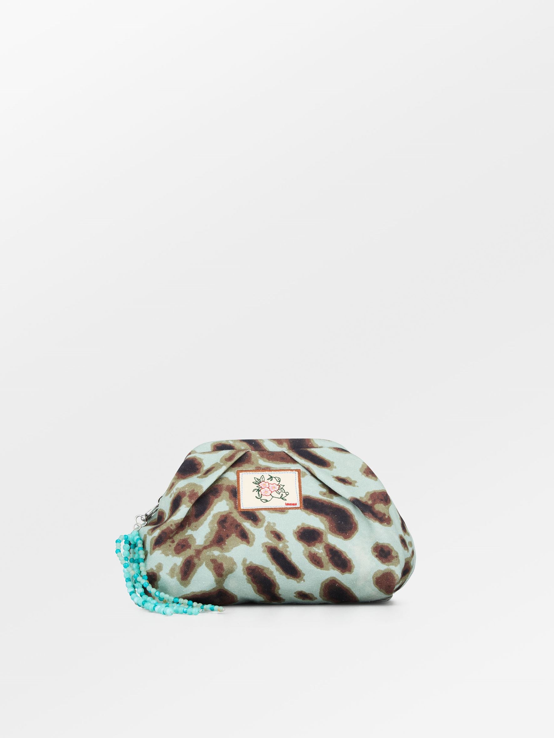 becks-ndergaard-leola-canvas-bonita-bag-clutch-aqua-gray-26x18 image 1