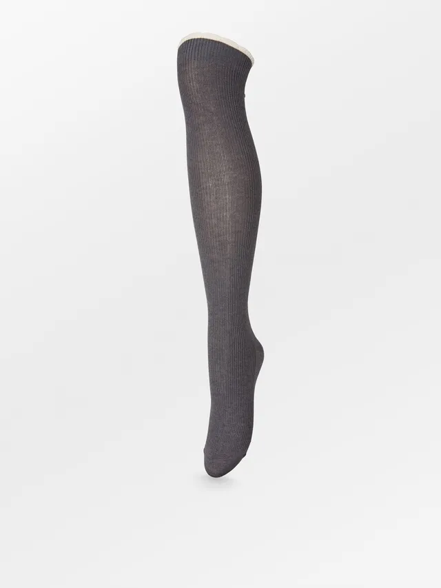 becks-ndergaard-talula-knee-sock-kniestr-mpfe-turbulence-gray image 1
