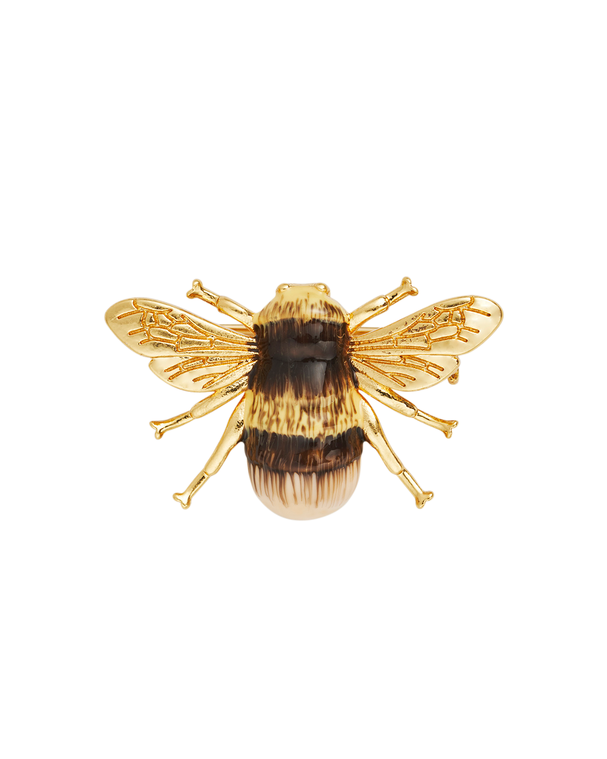 fable-england-honey-bee-brosche-gold-biene-22-karat image 1