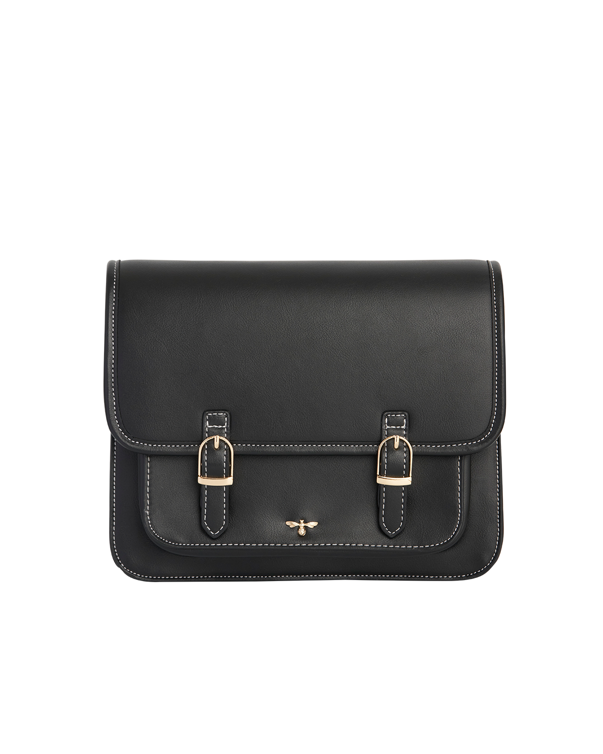 fable-england-black-satchel-handtasche-schwarz-pilz-26cm image 4