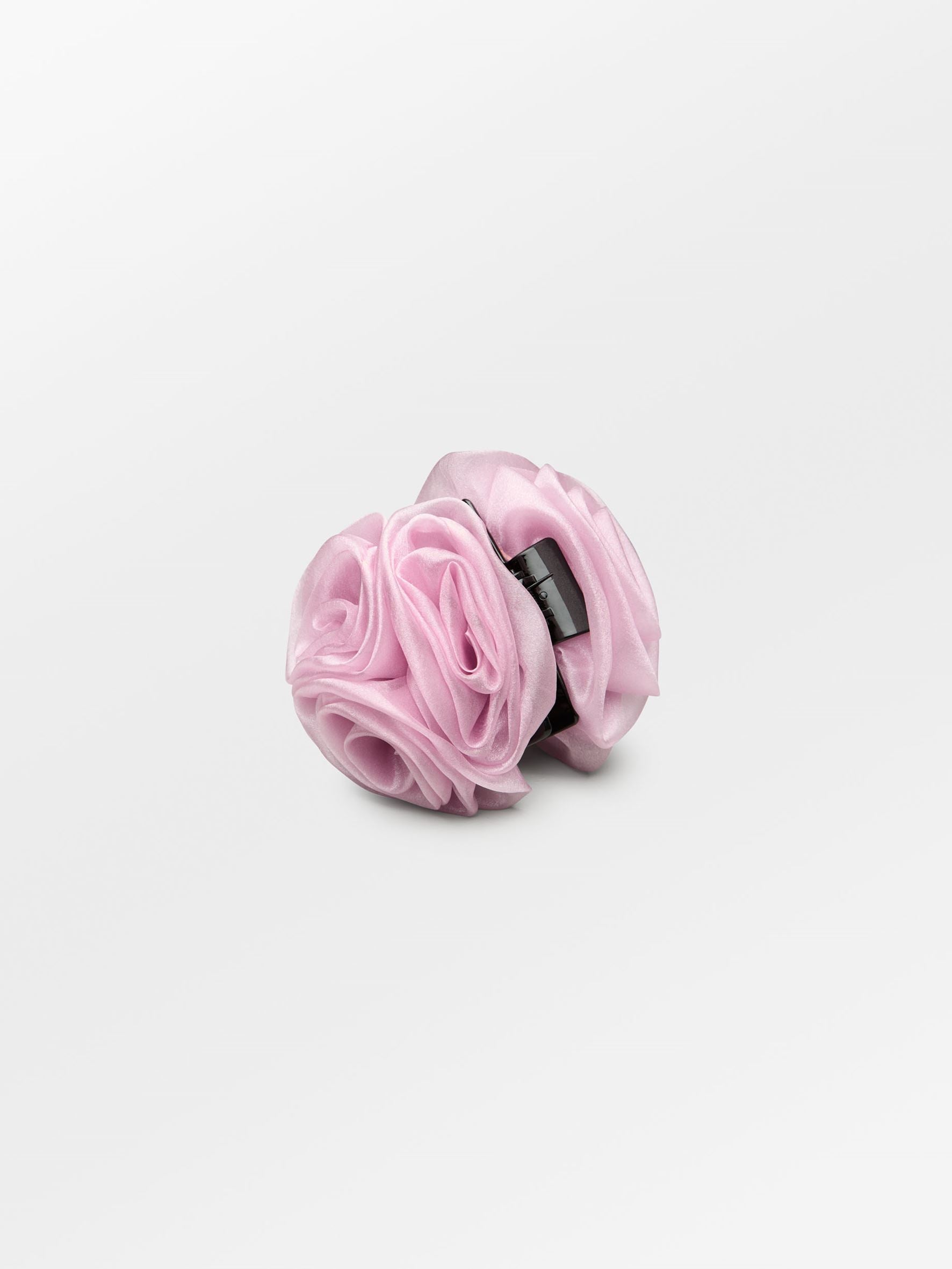 becks-ndergaard-organza-flower-haarspange-rosa-rose-12cm image 1