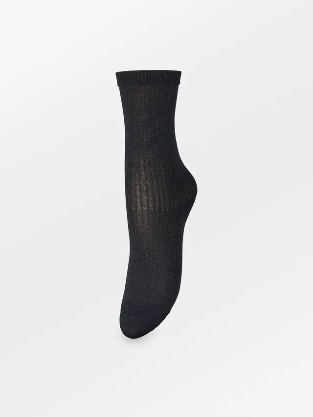 becks-ndergaard-stripy-glitter-sock-socken-schwarz-37-39-glitzer image 1