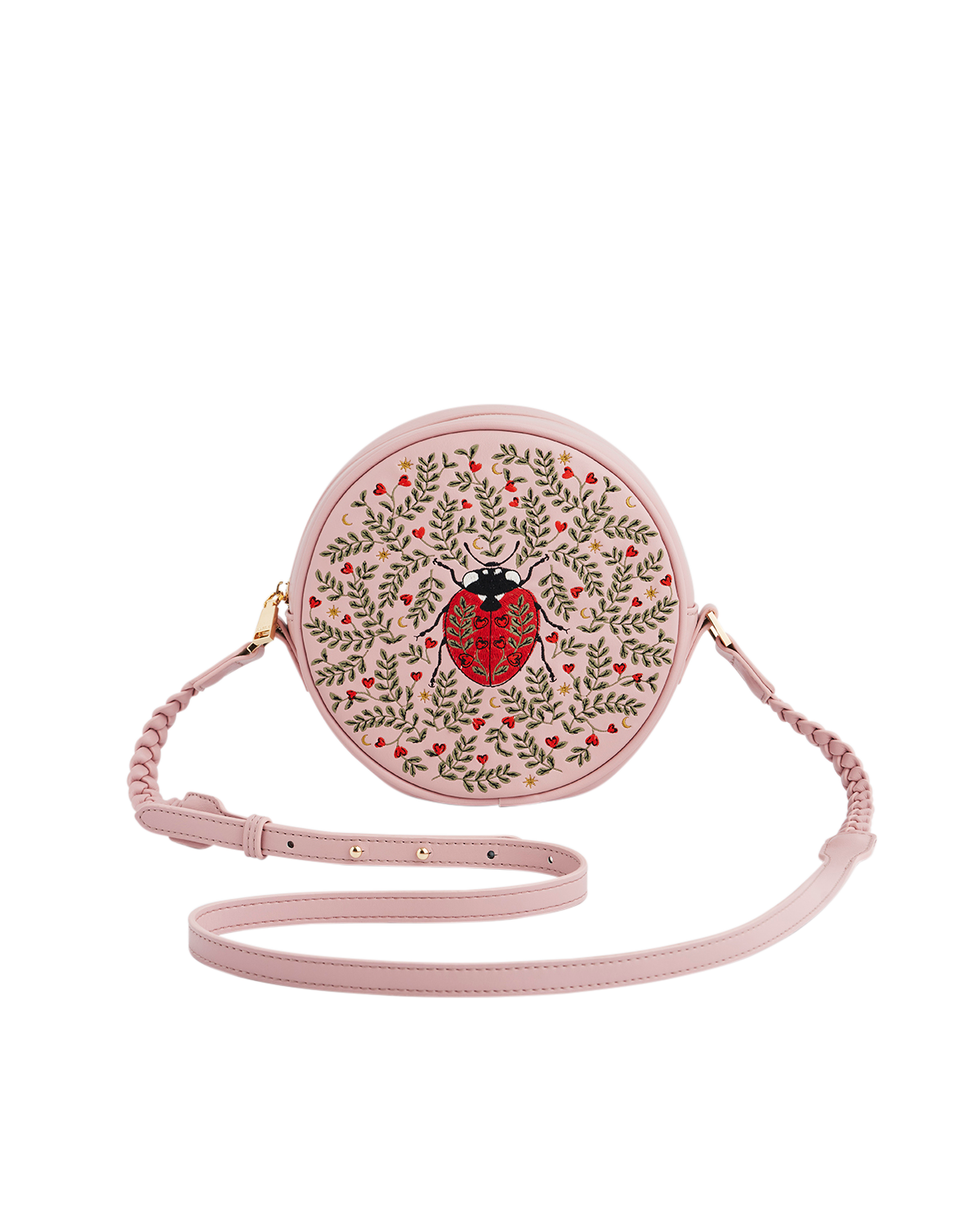 fable-england-chloe-ladybird-tasche-rosa-rund image 1