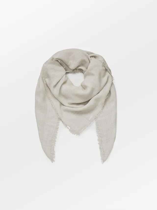 becks-ndergaard-mill-wool-schal-140x140-light-grey-wolle image 1