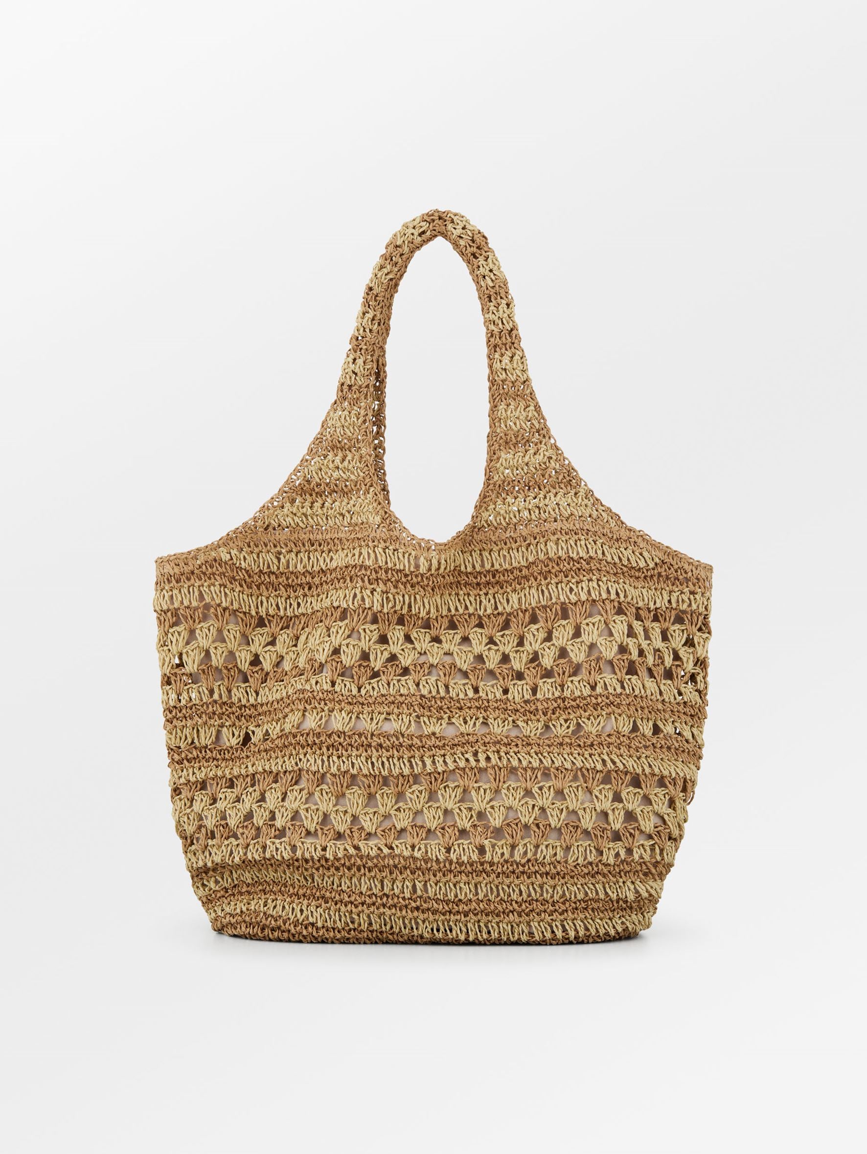 becks-ndergaard-wafted-carolina-strohtasche-beige-nature image 1