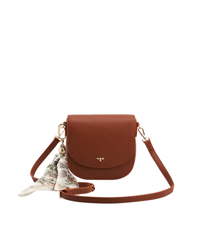 fable-england-beth-saddle-crossbody-tasche-tan-kunstleder image 1