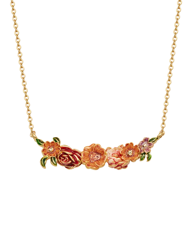 fable-england-eve-floral-choker-halskette-gold-rosenanh-nger image 1