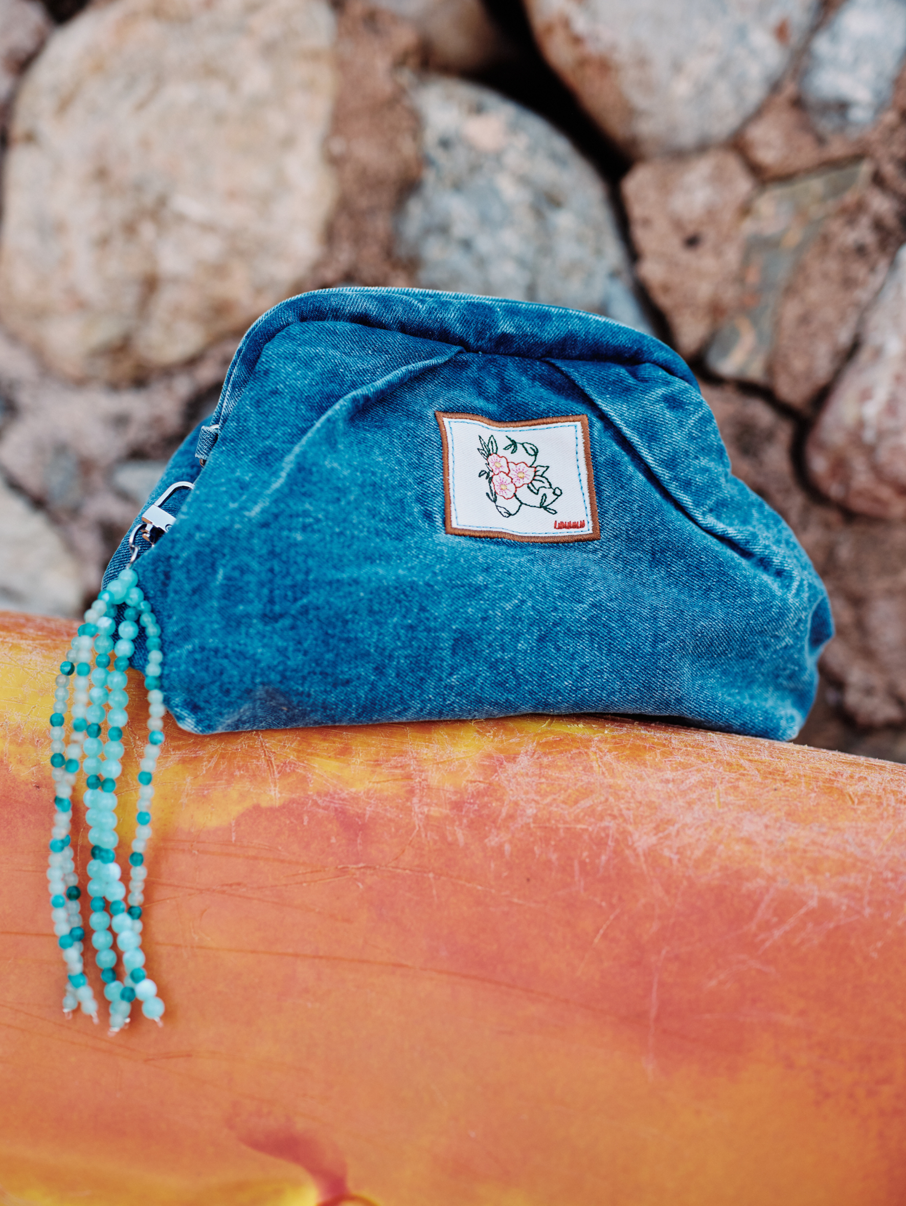 becks-ndergaard-denima-bonita-clutch-denim-baumwolle-26x18 image 4